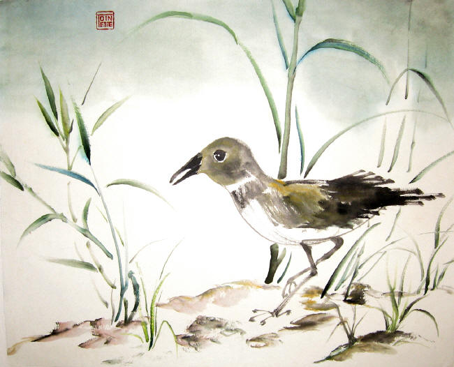 Toinette Lippe painting - Plover