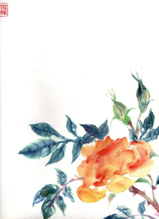 Toinette Lippe painting - Roses
