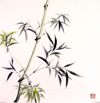 Toinette lippe painting - Bamboo