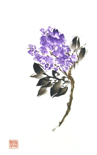 Toinette Lippe painting - Lilac