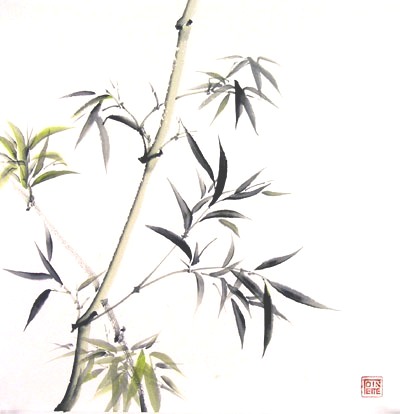 Toinette Lippe painting - Bamboo