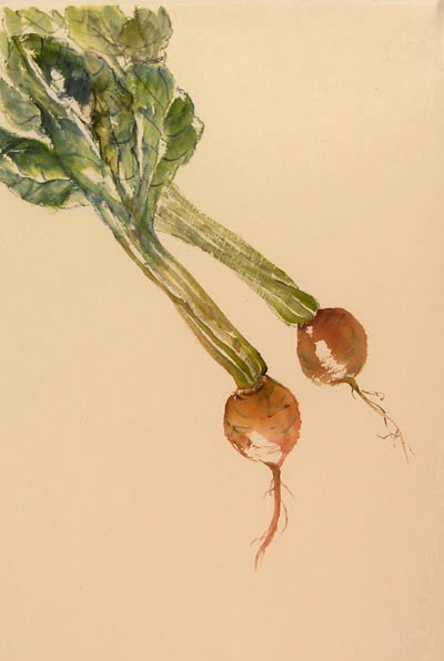Toinette Lippe painting - Golden Beets
