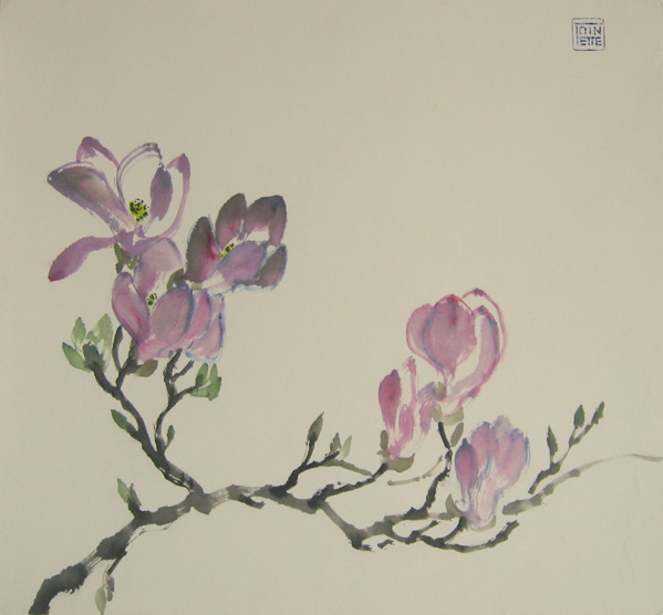 Toinette Lippe painting - Magnolia 2